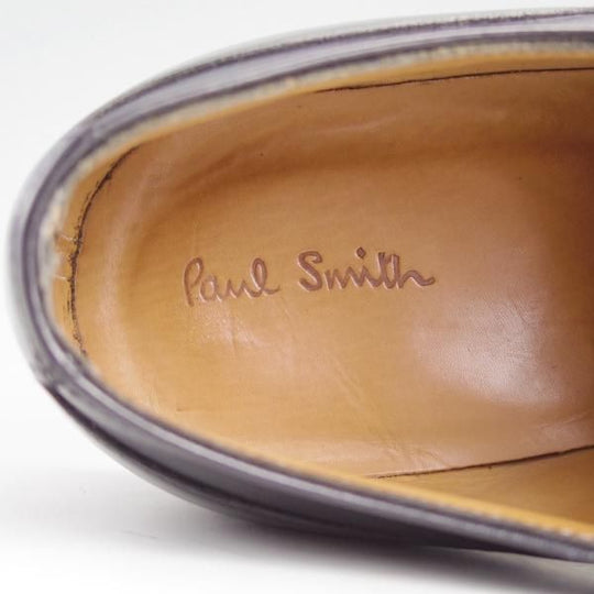 美品★(英)チーニー 8F【貴重★(英)ポールスミス別注/Paul Smith】M8517/3888ラスト/プレーントゥ/カーフ/黒/メンズ/CHEANEY★d901