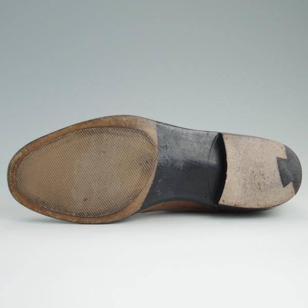 ★(伊)シルヴァノ・ラッタンジ SiZE 40【貴重★アダムエロぺ別注/AKASHI/992】サイドゴアブーツ/カーフ/茶/Silvano Lattanzi★d903