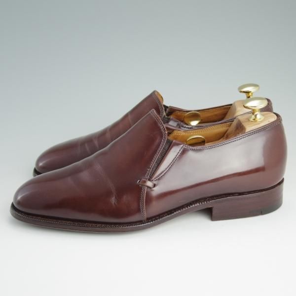 極上★チャーチ 55F/UK5.5【旧チャーチ★ブックバインダーカーフ/3都市ロゴ】69Rラスト/Everdon/サイドエラスティック/茶/Church's★d905