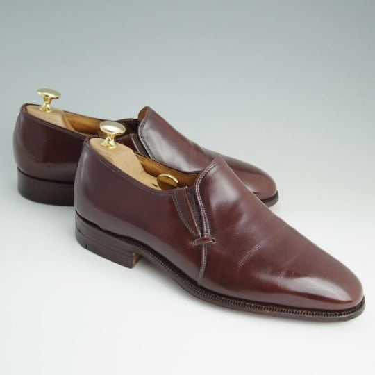 極上★チャーチ 55F/UK5.5【旧チャーチ★ブックバインダーカーフ/3都市ロゴ】69Rラスト/Everdon/サイドエラスティック/茶/Church's★d905