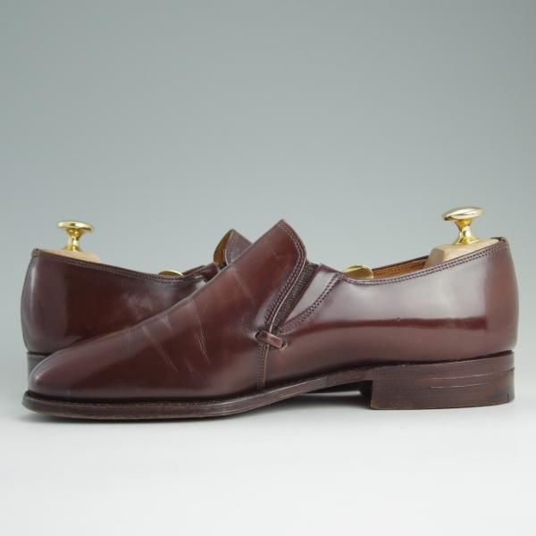 極上★チャーチ 55F/UK5.5【旧チャーチ★ブックバインダーカーフ/3都市ロゴ】69Rラスト/Everdon/サイドエラスティック/茶/Church's★d905