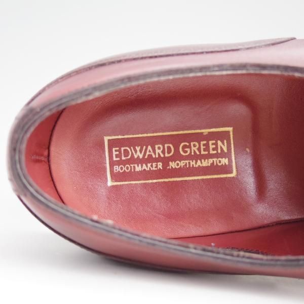 極上★エドワードグリーン 8E【定価￥201,960-★ドーバー/82ラスト/DOVER】Uチップ/カーフ/赤茶/EDWARD GREEN★d906