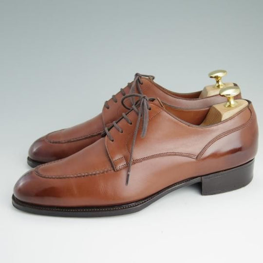 極上★(英)ガジアーノ&ガーリング 5.5E【定価￥216,000-★EG/ドーバー似寄モデル】ISHAM/GG06ラスト/Uチップ/茶/GAZIANO&GIRLING★d907