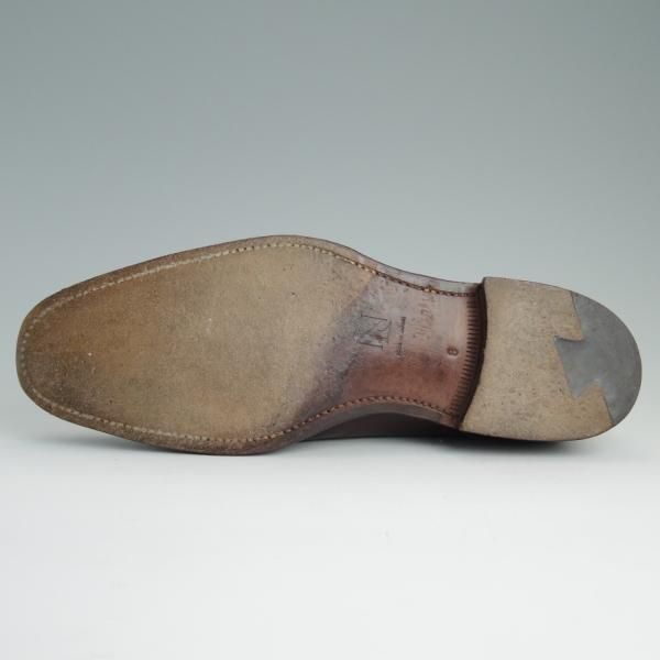 極上★(英)ニュー&リングウッド SIZE 8【貴重★QA11/ホールカット】カーフ/濃茶/メンズ/リーガル/REGAL/NEW&LINGWOOD★d909