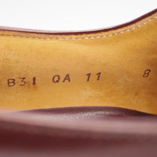極上★(英)ニュー&リングウッド SIZE 8【貴重★QA11/ホールカット】カーフ/濃茶/メンズ/リーガル/REGAL/NEW&LINGWOOD★d909
