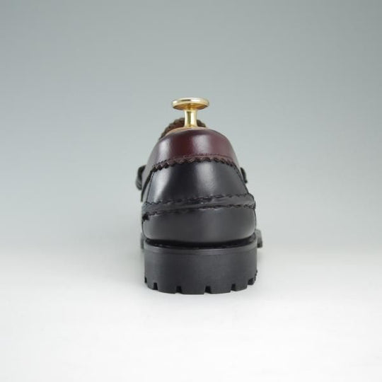 新品★(米)アレンエドモンズ 7E【貴重★Free&Easy別注/KENWOOD】ケンウッド/コインローファー/黒×赤茶/メンズ/ALLEN EDMONDS★d912