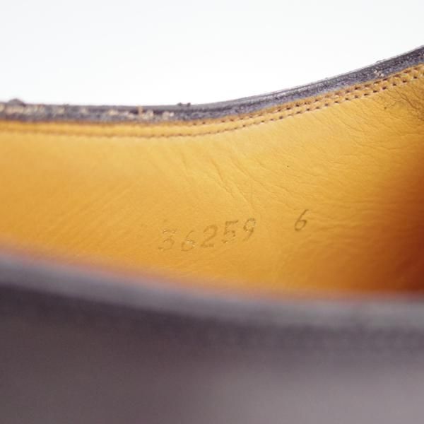 未使用★(スペイン製)YANKO/ヤンコ SIZE 6【★Uチップ/カーフ】黒/メンズ★d913