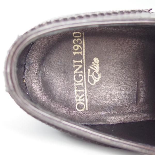 新品★(伊)ORTIGNI/オルティーニ SIZE 39【コンビ仕様★カーフ×グレインレザー】ダブルモンク/濃茶/メンズ★d914
