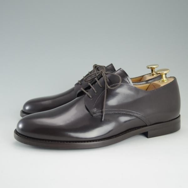 新品★(伊)ストール・マンテラッシ SIZE 5【貴重★ブラックラピド製法/プレーントゥ】濃茶/メンズ/SUTOR MANTELLASSI★d915