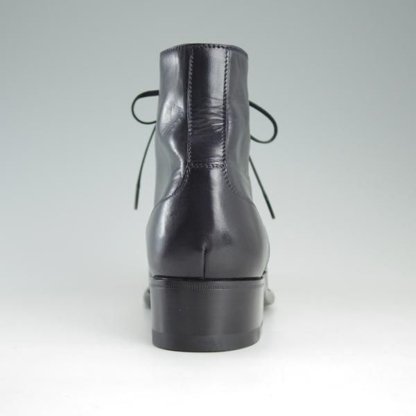 未使用★(伊製)Le Yucca's/レユッカス(レディース) SIZE 37.5【貴重★エンツォ・ボナフェ製/ブーツ】カーフ/黒/Enzo Bonafe★d916