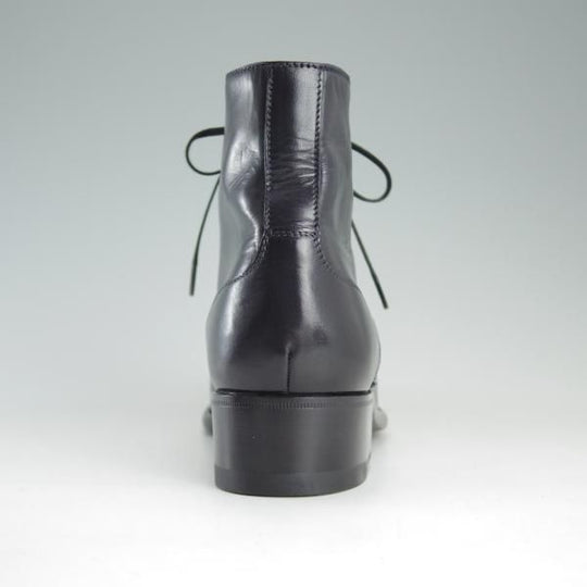 未使用★(伊製)Le Yucca's/レユッカス(レディース) SIZE 37.5【貴重★エンツォ・ボナフェ製/ブーツ】カーフ/黒/Enzo Bonafe★d916