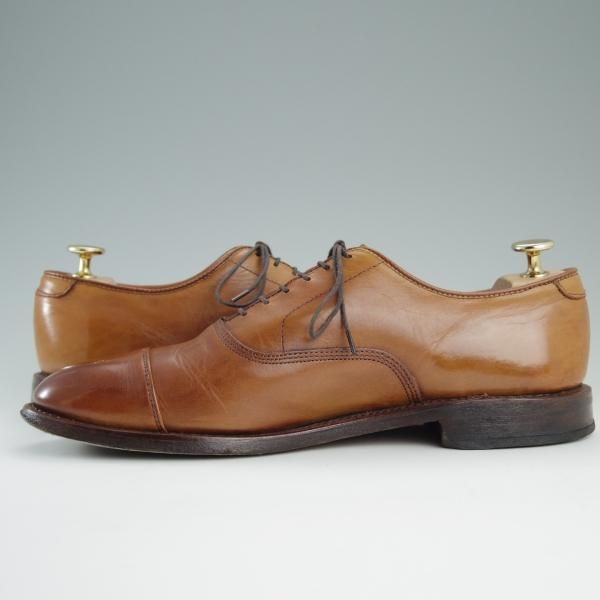 極上★(米)アレンエドモンズ 8D【定価￥74,520-★パークアベニュー/Park Avenue】ストレートチップ/カーフ/茶/ALLEN EDMONDS★d919