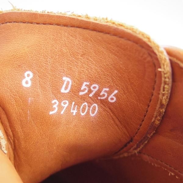 極上★(米)アレンエドモンズ 8D【定価￥74,520-★パークアベニュー/Park Avenue】ストレートチップ/カーフ/茶/ALLEN EDMONDS★d919