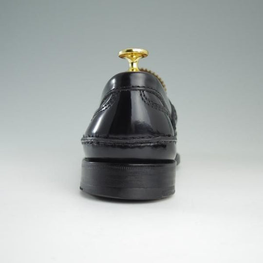 極上★チャーチ 60G/UK6【★コインローファー/TUNBRIDGE】126ラスト/4都市ロゴ/ポリッシュドバインダーカーフ/黒/メンズ/Church's★d920