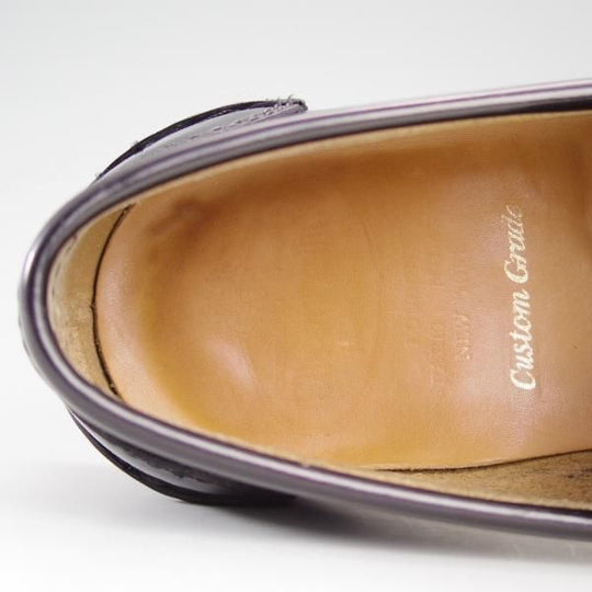 極上★チャーチ 60G/UK6【★コインローファー/TUNBRIDGE】126ラスト/4都市ロゴ/ポリッシュドバインダーカーフ/黒/メンズ/Church's★d920