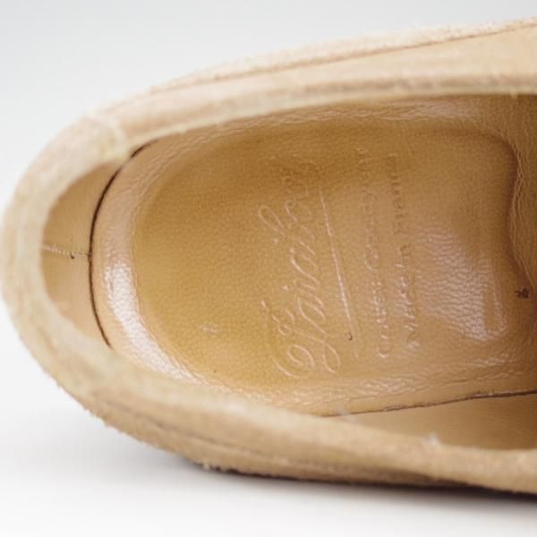 極上★パラブーツ SIZE 7【ドレス仕様シャンボード★CHAMBORD】Uチップ/アクティブソール/スエード/薄茶/メンズ/Paraboot★d923