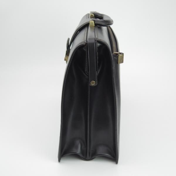 極上★アクアスキュータム/Aquascutum【★ダレスバッグ】メンズ/ビジネス/バッグ/レザー/ブリーフケース/黒★N5408