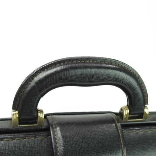 極上★アクアスキュータム/Aquascutum【★ダレスバッグ】メンズ/ビジネス/バッグ/レザー/ブリーフケース/黒★N5408