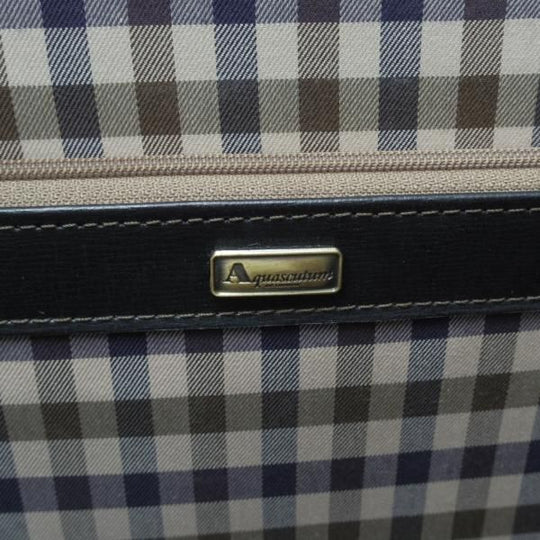 極上★アクアスキュータム/Aquascutum【★ダレスバッグ】メンズ/ビジネス/バッグ/レザー/ブリーフケース/黒★N5408