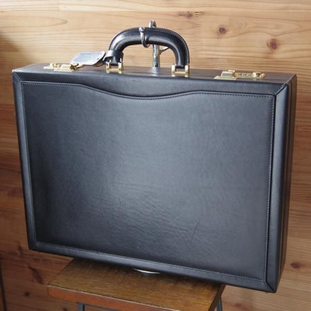 極上★ダンヒル/dunhill【定価10万円以上★アタッシュケース】メンズ/ビジネス/バッグ/レザー/ブリーフケース/黒★N5410