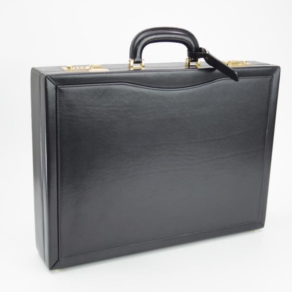 極上★ダンヒル/dunhill【定価10万円以上★アタッシュケース】メンズ/ビジネス/バッグ/レザー/ブリーフケース/黒★N5410