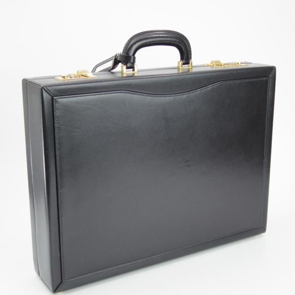 極上★ダンヒル/dunhill【定価10万円以上★アタッシュケース】メンズ/ビジネス/バッグ/レザー/ブリーフケース/黒★N5410