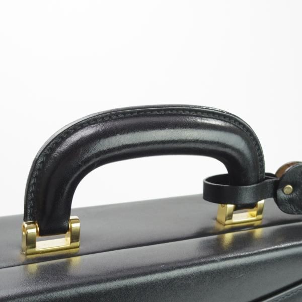 極上★ダンヒル/dunhill【定価10万円以上★アタッシュケース】メンズ/ビジネス/バッグ/レザー/ブリーフケース/黒★N5410