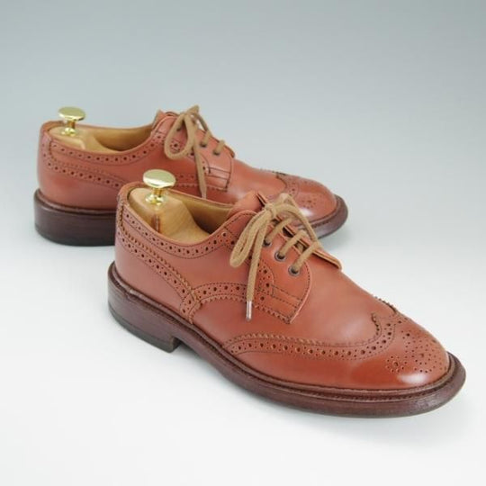極上★トリッカーズ(レディース) SIZE 5【★バートン/BOURTON/L5095】カントリーシューズ/アニリンカーフ/茶/短靴/Tricker's★d930