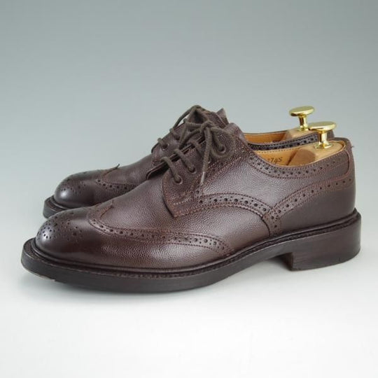 美品★トリッカーズ(レディース) SIZE 5【貴重★グレインレザー/Jack Cllection/L5453】カントリーシューズ/濃茶/短靴/Tricker's★d931