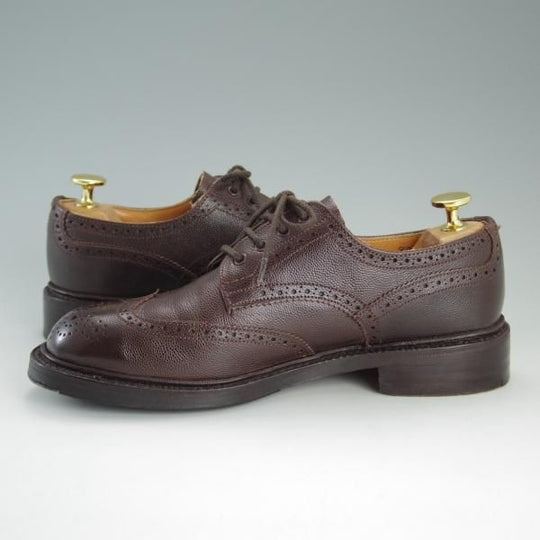 美品★トリッカーズ(レディース) SIZE 5【貴重★グレインレザー/Jack Cllection/L5453】カントリーシューズ/濃茶/短靴/Tricker's★d931
