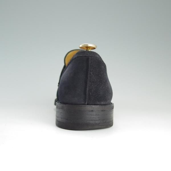 極上★パラブーツ SIZE 5【定番★DAX/ギャラクシーソール仕様】ダックス/コインローファー/スエード/紺/メンズ/Paraboot★d932