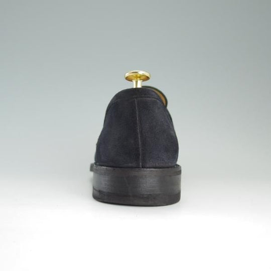 極上★パラブーツ SIZE 5【定番★DAX/ギャラクシーソール仕様】ダックス/コインローファー/スエード/紺/メンズ/Paraboot★d932