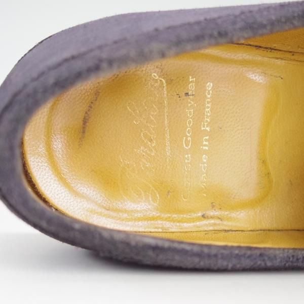 極上★パラブーツ SIZE 5【定番★DAX/ギャラクシーソール仕様】ダックス/コインローファー/スエード/紺/メンズ/Paraboot★d932