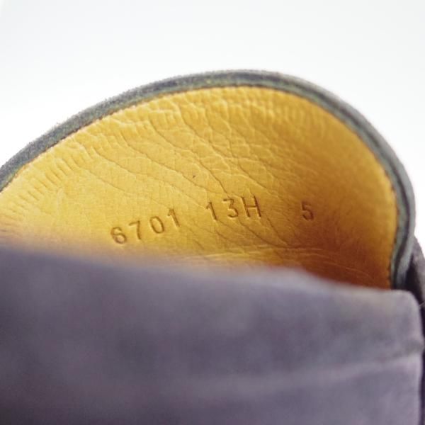 極上★パラブーツ SIZE 5【定番★DAX/ギャラクシーソール仕様】ダックス/コインローファー/スエード/紺/メンズ/Paraboot★d932