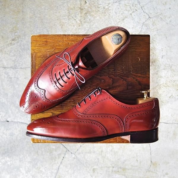 極上★(英)アルフレッド・サージェント UK7【上級★エクスクルーシブライン/HUNT】109ラスト/フルブローグ/Alfred Sargent★d934