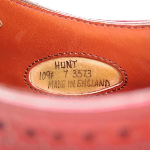 極上★(英)アルフレッド・サージェント UK7【上級★エクスクルーシブライン/HUNT】109ラスト/フルブローグ/Alfred Sargent★d934