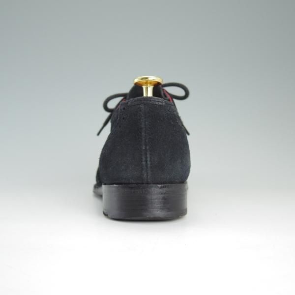 極上★トリッカーズ(レディース) SIZE 4.5【★カントリーシューズ/L7290】ウイングチップ/フルブローグ/スエード/紺/短靴/Tricker's★d936