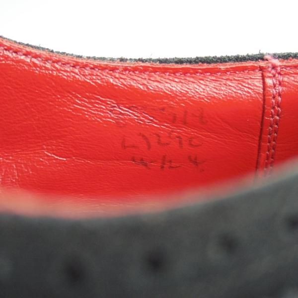 極上★トリッカーズ(レディース) SIZE 4.5【★カントリーシューズ/L7290】ウイングチップ/フルブローグ/スエード/紺/短靴/Tricker's★d936
