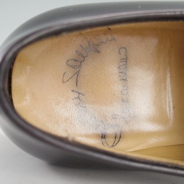 極上★(伊)サントーニ SIZE 5【上級★スキンステッチ仕様/ブラックラピド製法】プレーントゥ/カーフ/黒/メンズ/Santoni★d941