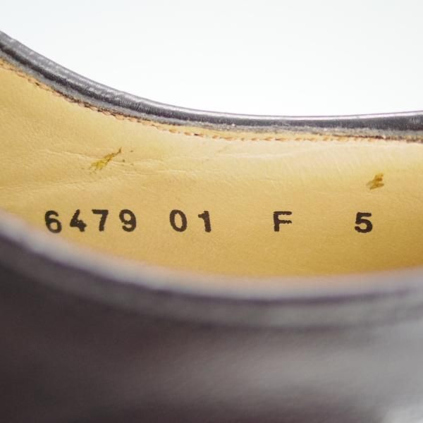 極上★(伊)サントーニ SIZE 5【上級★スキンステッチ仕様/ブラックラピド製法】プレーントゥ/カーフ/黒/メンズ/Santoni★d941