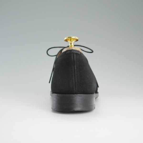 極上★チャーチ 70F/UK7【旧チャーチ★73ラスト/ASQUITH/アスキス】4都市ロゴ/ストレートチップ/スエード/黒/メンズ/Church's★d943