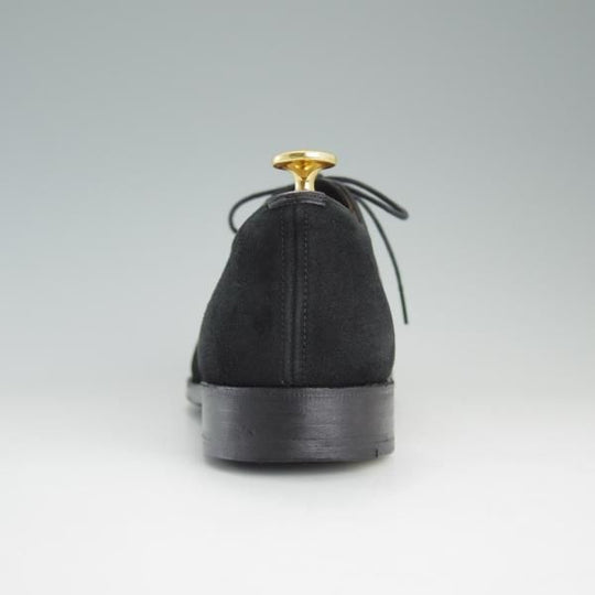 極上★チャーチ 70F/UK7【旧チャーチ★73ラスト/ASQUITH/アスキス】4都市ロゴ/ストレートチップ/スエード/黒/メンズ/Church's★d943