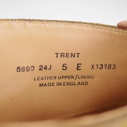 美品★クロケット&ジョーンズ 5E【ダイナイトソール仕様★BEAMS F別注/TRENT】200ラスト/ブーツ/スエード/茶/Crockett&Jones★d948