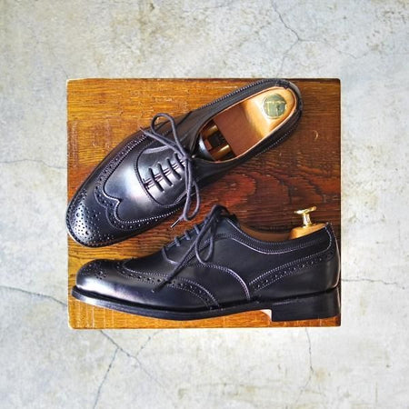 新品★トリッカーズ(レディース) SIZE 4【定価￥85,320-★(英)MACKINTOSH別注/EMMA】L7933/フルブローグ/カーフ/黒/Tricker's★d951