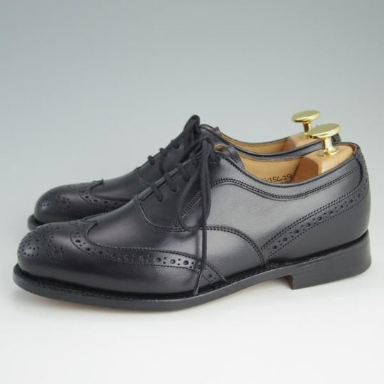 新品★トリッカーズ(レディース) SIZE 4【定価￥85,320-★(英)MACKINTOSH別注/EMMA】L7933/フルブローグ/カーフ/黒/Tricker's★d951