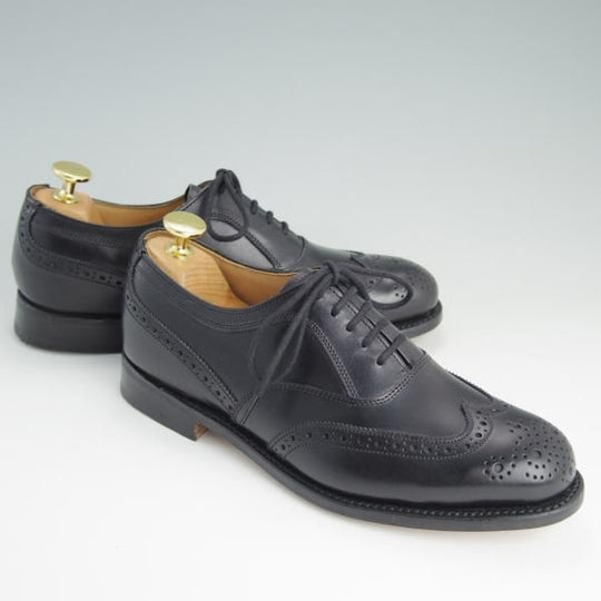 新品★トリッカーズ(レディース) SIZE 4【定価￥85,320-★(英)MACKINTOSH別注/EMMA】L7933/フルブローグ/カーフ/黒/Tricker's★d951