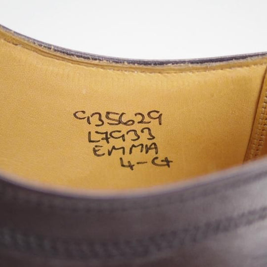 新品★トリッカーズ(レディース) SIZE 4【定価￥85,320-★(英)MACKINTOSH別注/EMMA】L7933/フルブローグ/カーフ/黒/Tricker's★d951