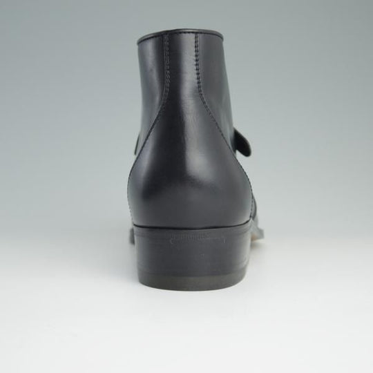 未使用★(伊)タニノクリスチー SIZE 6.5【貴重★ジョージブーツ/129295】カーフ/黒/メンズ/TANINO CRISCI★d952