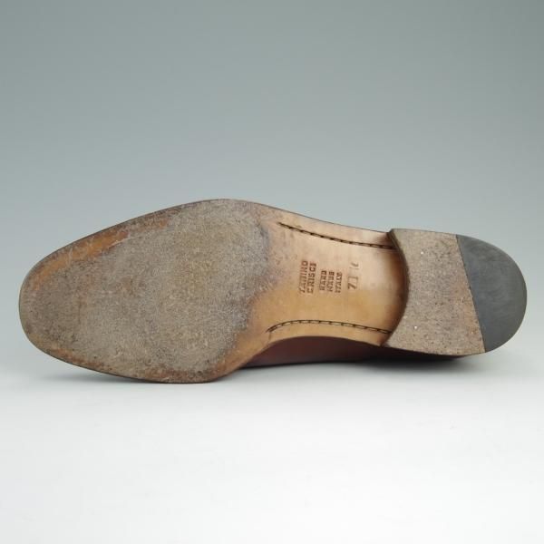 美品★(伊)タニノクリスチー SIZE 7【定価10万円以上★オックスフォード/108261】カーフ/茶/メンズ/TANINO CRISCI★d954