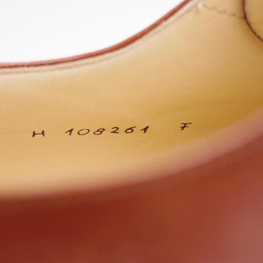 美品★(伊)タニノクリスチー SIZE 7【定価10万円以上★オックスフォード/108261】カーフ/茶/メンズ/TANINO CRISCI★d954